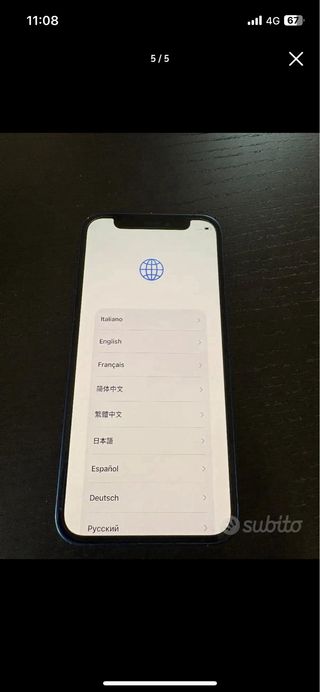 iPhone 12 mini 128GB Blu