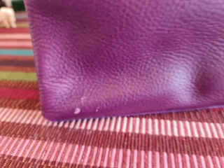 Borsa Karl Lagerfeld viola con logo oro