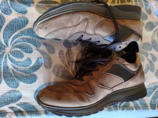 Zapatos de piel marrones GORE TEX