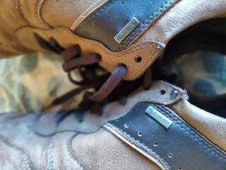 Zapatos de piel marrones GORE TEX