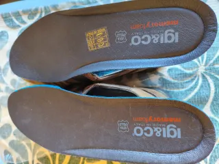 Zapatos de piel marrones GORE TEX