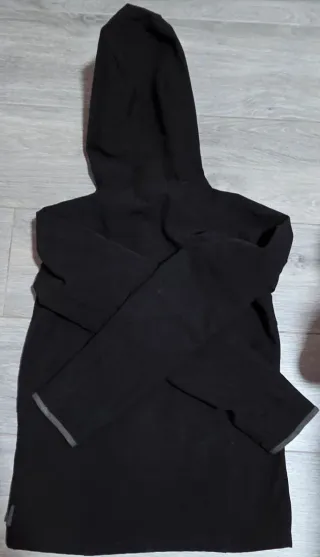 Anorak adolescente negro y azul Talla M