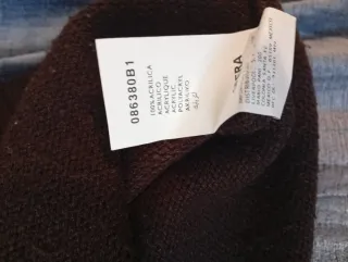 Cárdigan Sfera Marrón Cremallera