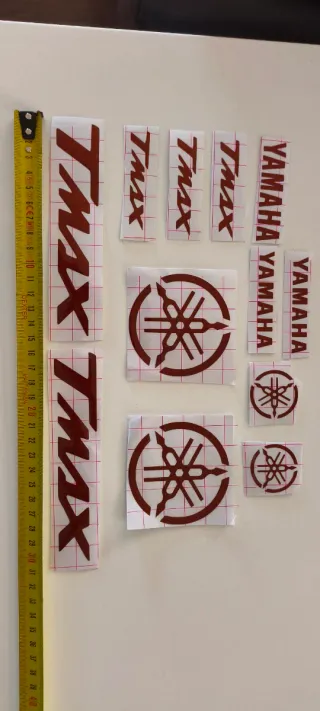 Pegatinas TMAX y Yamaha