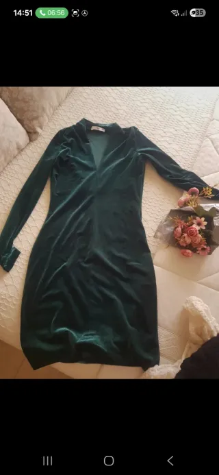 Vestido Terciopelo Verde