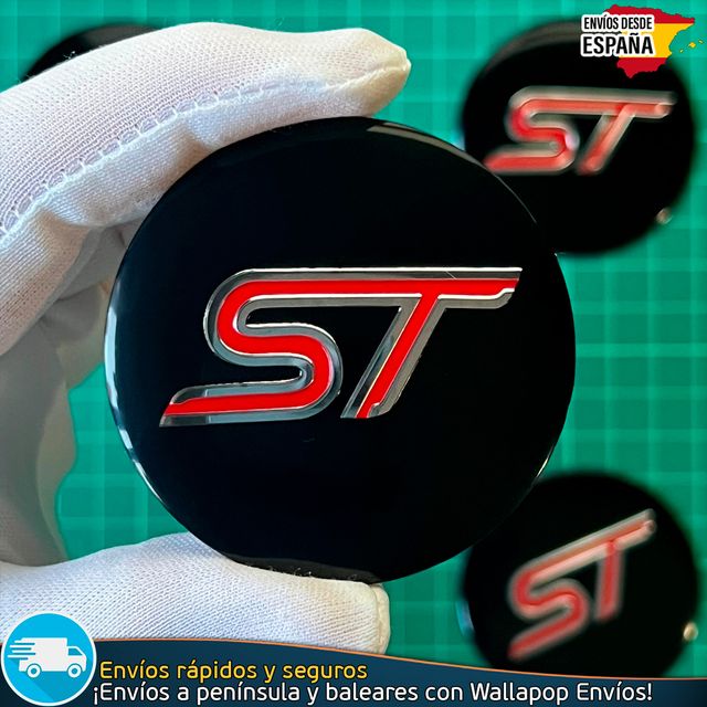 Emblema Ford ST 56mm Pegatina Tapas Tapacubos