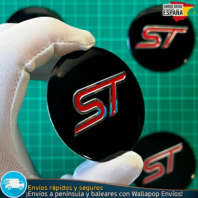 Emblema Ford ST 56mm Pegatina Tapas Tapacubos