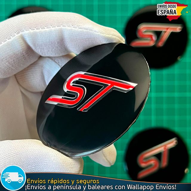 Emblema Ford ST 56mm Pegatina Tapas Tapacubos