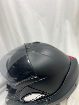 Casco Moto Modular Jet Shark Negro