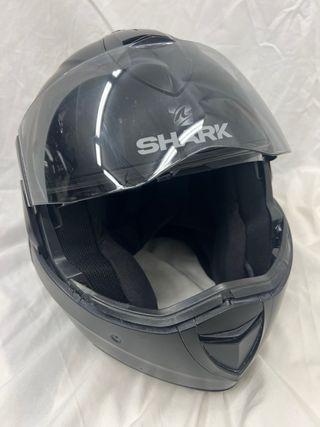 Casco Moto Modular Jet Shark Negro