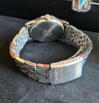 Reloj Casio MTP 1260 Vintage Plata/Blanco