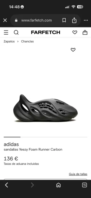 Yeezy Foam Runner Negro