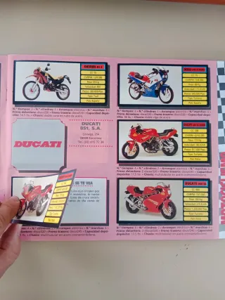 Álbum Motociclismo Colección Cromos