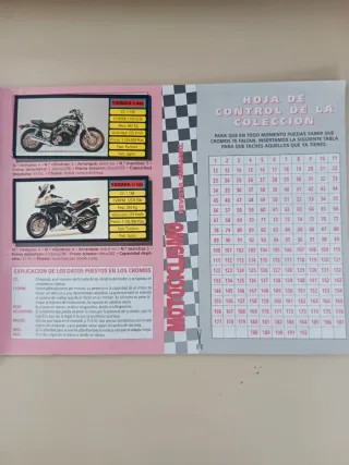 Álbum Motociclismo Colección Cromos