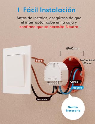 ✨ - Meross Interruptor Inteligente MSS810 | Cable