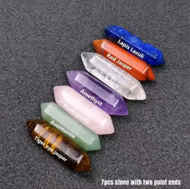 Caja 14 cuarzos para Reiki y Yoga