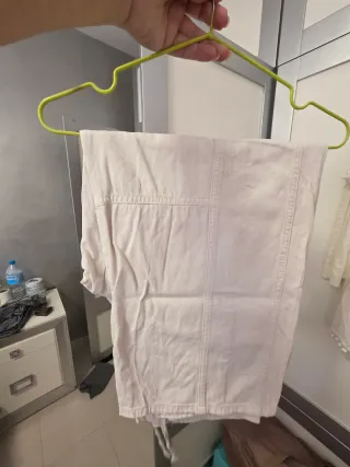 Jersey de punto blanco mujer