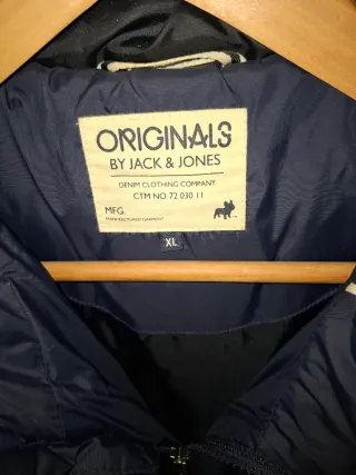 Parka Jack Jones Azul Talla XL