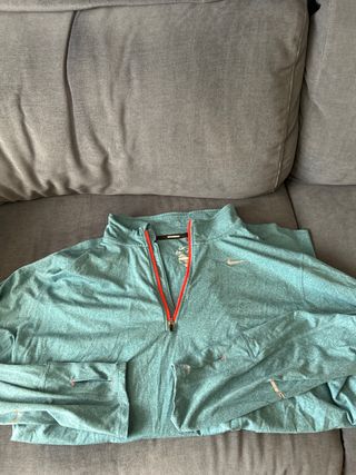 Camiseta Nike Manga Larga Media Cremallera