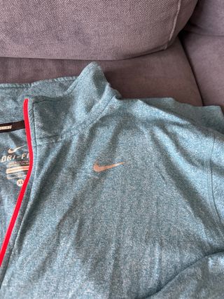 Camiseta Nike Manga Larga Media Cremallera