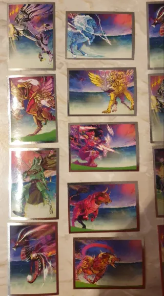 Carte Panini Saint Seiya calciatori