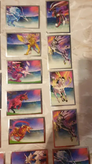 Carte Panini Saint Seiya calciatori