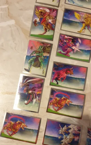 Carte Panini Saint Seiya calciatori