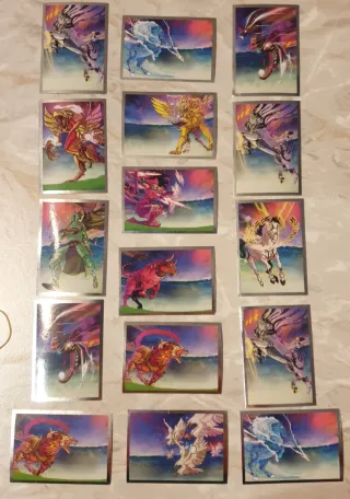 Carte Panini Saint Seiya calciatori
