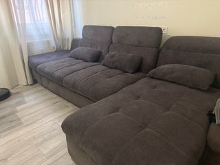 Sofá Chaiselonge gris