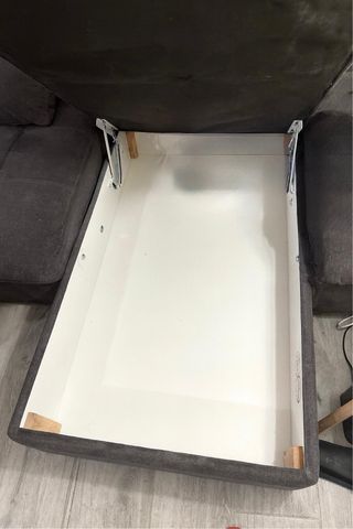 Sofá Chaiselonge gris