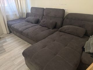 Sofá Chaiselonge gris