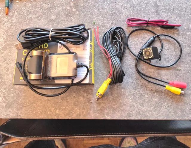 Camara de salpicadero para coche y camara trasera