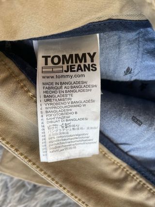 Pantalón Tommy Hilfiger Vintage Beige Talla M