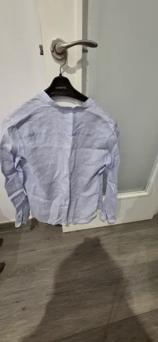 Camisa Massimo Dutti azul Talla 13-14 años