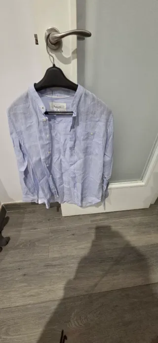 Camisa Massimo Dutti azul Talla 13-14 años