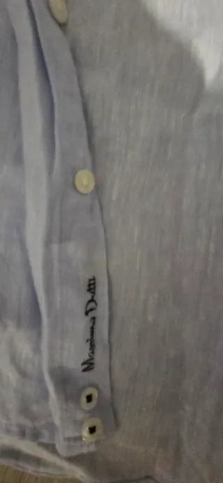 Camisa Massimo Dutti azul Talla 13-14 años