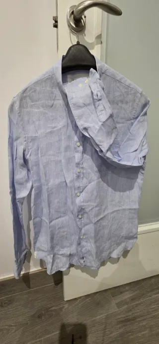 Camisa Massimo Dutti azul Talla 13-14 años