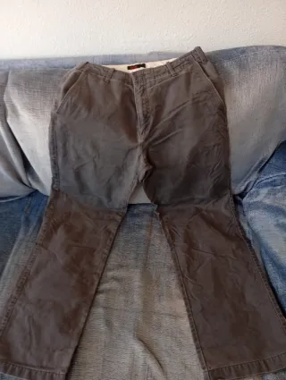 Pantalón Zara Gris Marengo Chinos