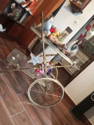 Carro de servicio de bronce