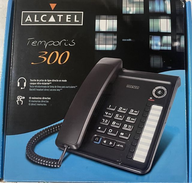 Teléfono Fijo Alcatel Temporis 300 Blanco
