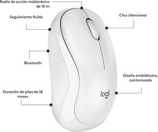 ✨ - Logitech M240 Silencioso Bluetooth Ratón, inal