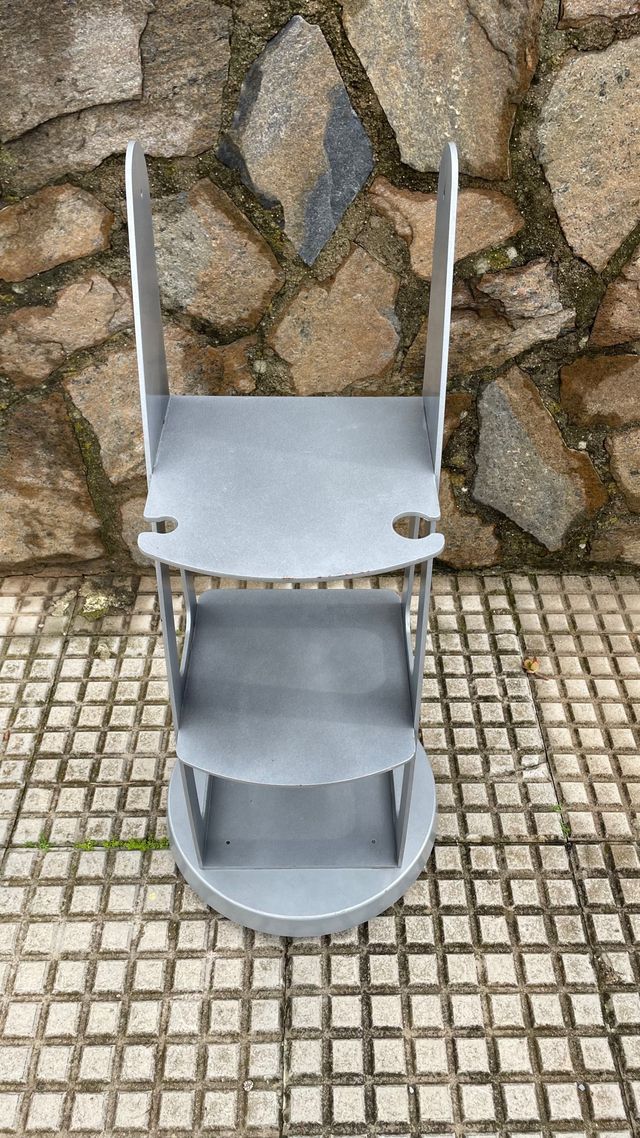 Estante vertical hierro estética