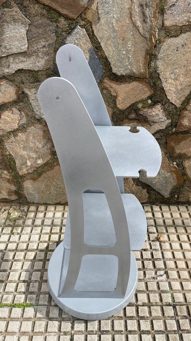 Estante vertical hierro estética