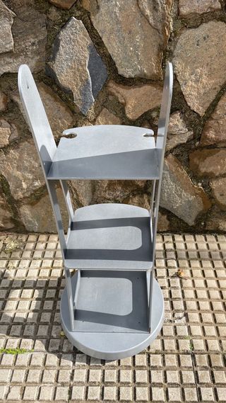 Estante vertical hierro estética