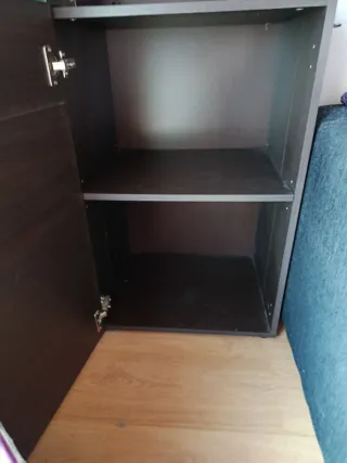 Mueble Vitrina Aparador Madera y Cristal