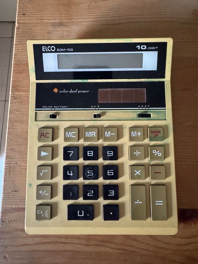 Calculadora ELCO EOM-10G Vintage Solar