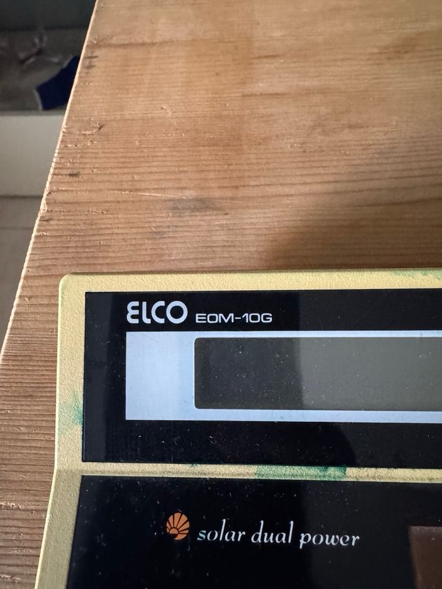 Calculadora ELCO EOM-10G Vintage Solar