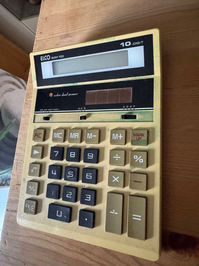 Calculadora ELCO EOM-10G Vintage Solar