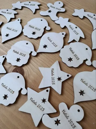 Addobbo di Natale in legno