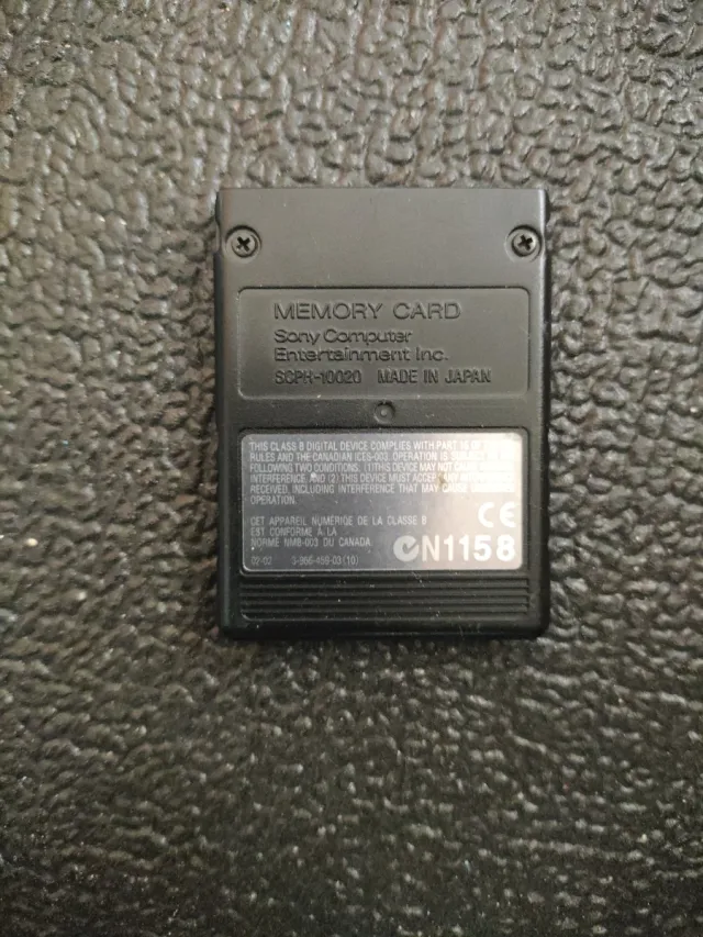 Tarjeta Memoria PS2 8MB Original Sony